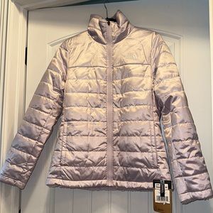 Women’s NorthFace reversible jacket in purple